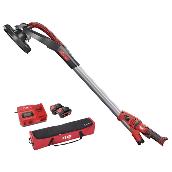 Flex GEMH18.0-EC/5.0 18V./5.0Ah. Çift Akülü Alçıpan Boya Zımpara (Zürafa) Makinesi ürün görseli 1