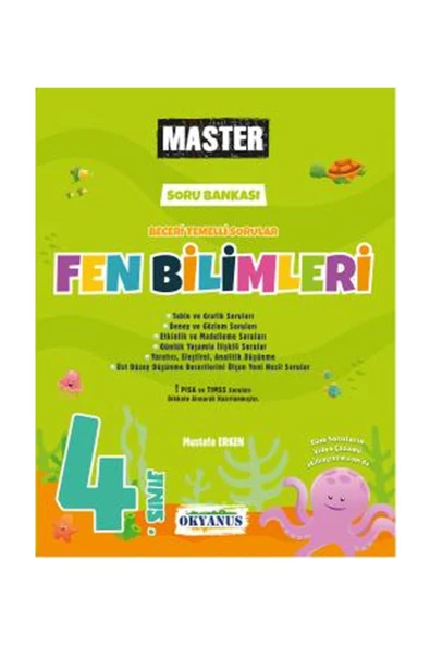4. Sınıf Fen Bilimleri Master Soru Bankası ürün görseli 1