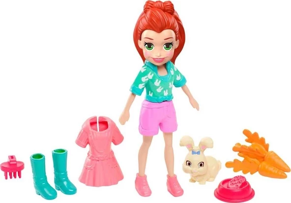 Polly Pocket ve Hayvan Dostu Oyun Seti - Resim 2