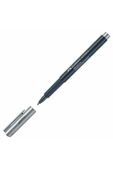 Faber Castell Metalik Markör Buz Mavisİ ürün görseli 1
