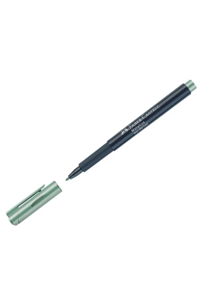 Faber Castell Metalik Yeşil Marker Kalem ürün görseli 1