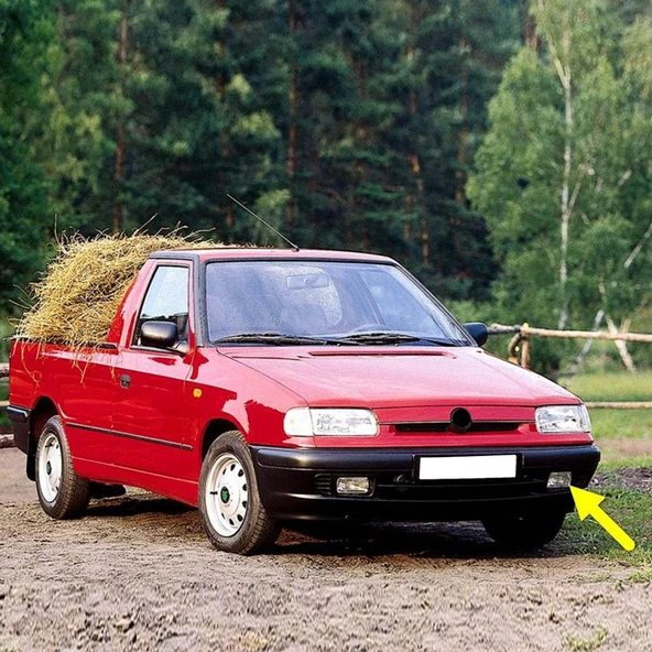 Skoda Pickup Pikap 1995-2001 Ön Tampon Sol Sis Farı Lambası 6U0941701 ürün görseli 1