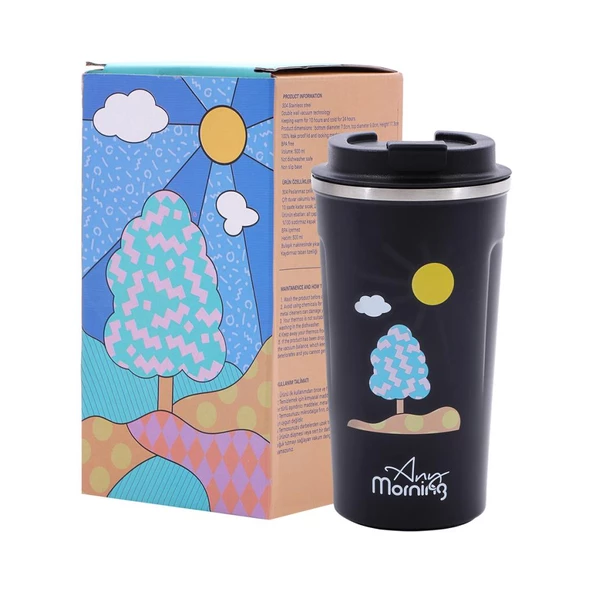 Any Morning SK22016 Termos Mug 510 ml - Resim 7