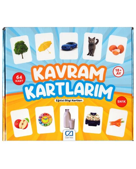 Kavram Kartlarım Eğitici Bilgi Kartları 5175 ürün görseli 1