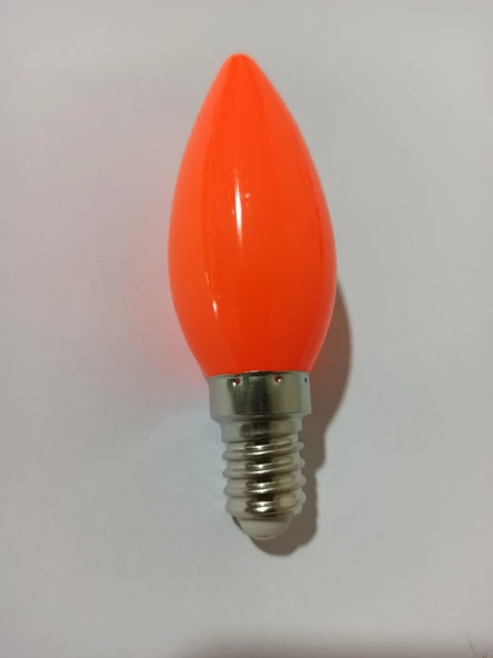 hagiki (5 Adet) LED 1 WATT TURUNCU E 14 DUY GECE LAMBASI AMPULÜ 50/60 Hz. 220 volt (5 Adet) ürün görseli 1