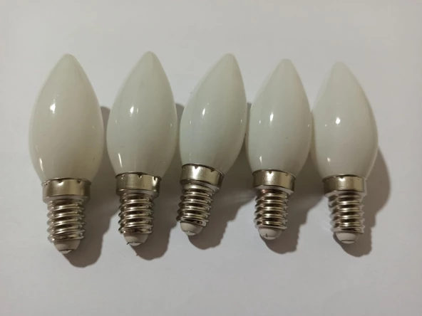 hagiki (5 Adet) LED 1 WATT BEYAZ E 14 DUY GECE LAMBASI AMPULÜ 50/60 Hz. 220 volt (5 Adet) ürün görseli 1