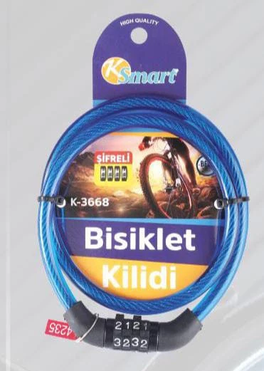 hagiki Şifreli Bisiklet Kilidi Bisiklet Çalınma Önleyici Bisiklet Kiliti ürün görseli 1