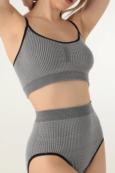 Gigotto Seamless Desenli Soft Büstiyer - Resim 12