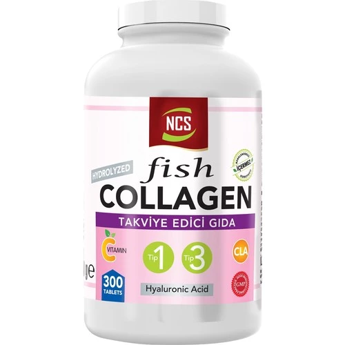 Ncs Type 1-3 Balık Collagen Cla Biotin 300 Tablet ürün görseli 1