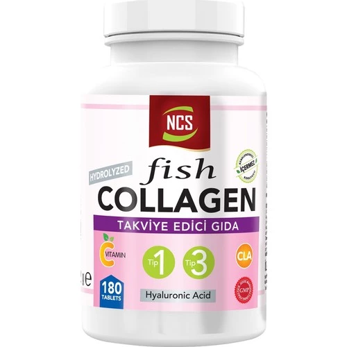 Ncs Type 1-3 Balık Collagen Cla Biotin 180 Tablet ürün görseli 1