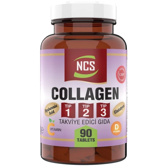 Ncs Kollajen 1000 Mg Collagen Tip 1-2-3 Glutatyon 90 Tablet ürün görseli 1