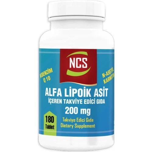 Ncs Alfa Lipoik Coenzim 200 Mg 180 Tablet ürün görseli 1