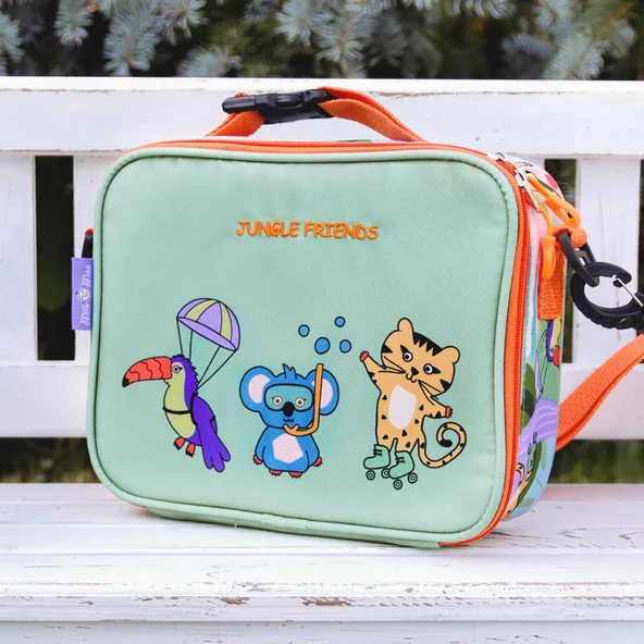 Milk&Moo Isı Yalıtımlı Beslenme Çantası Jungle Friends ürün görseli 1