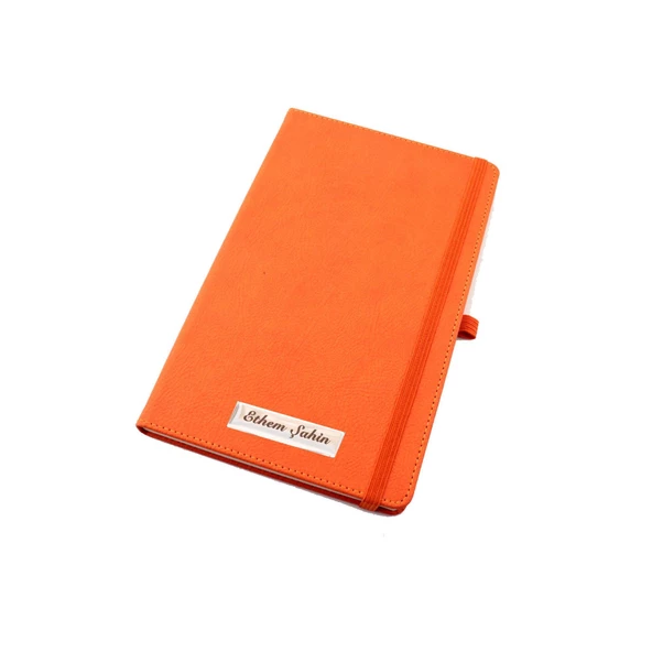 İsme Özel Defter Lastikli Termo Deri Yılbaşı Hediyesi - Resim 7