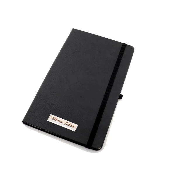 İsme Özel Defter Lastikli Termo Deri Yılbaşı Hediyesi ürün görseli 1