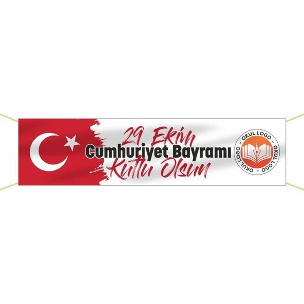 29 Ekim Cumhuriyet Bayramı Pankartı - 003 ürün görseli 1
