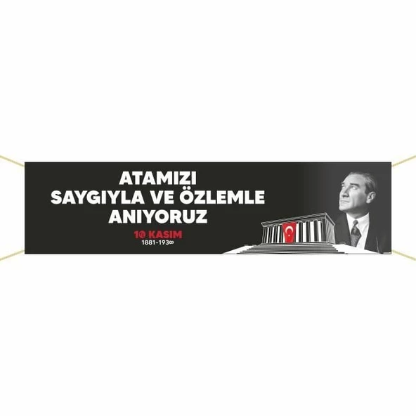 10 Kasım Atatürk'ü Anma Pankartları-002 ürün görseli 1