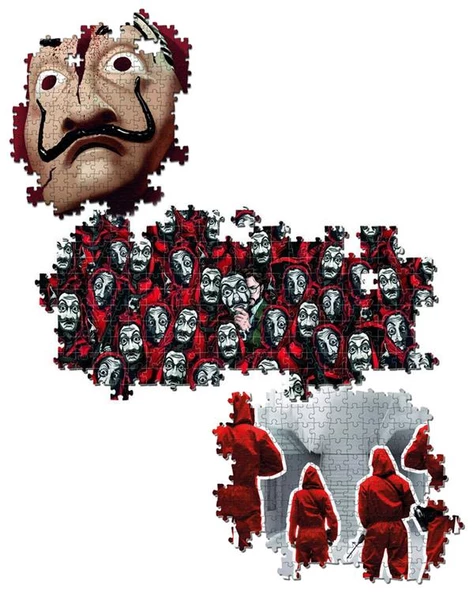 Clementoni La Casa De Papel 3lü Puzzle Seti - Resim 3