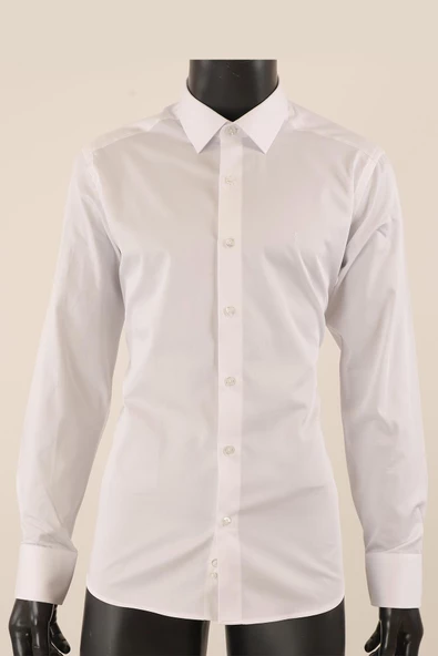 Uzul Kol Slim Fit Gömlek - Resim 2