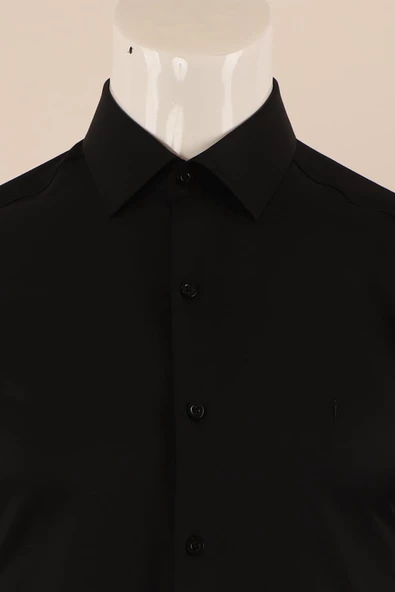 Uzun Kol Slim Fit Gömlek - Resim 3