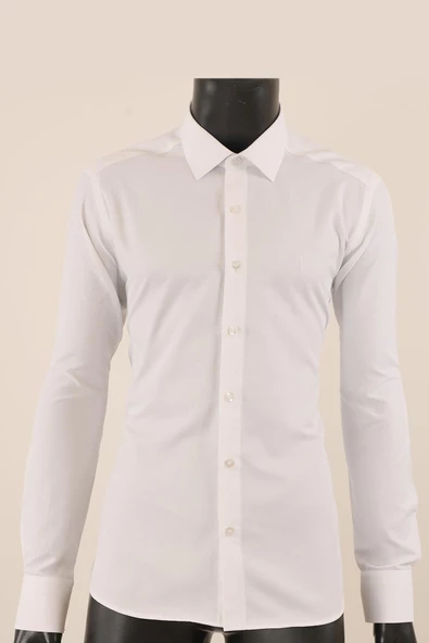 Uzun Kol Slim Fit Gömlek - Resim 5