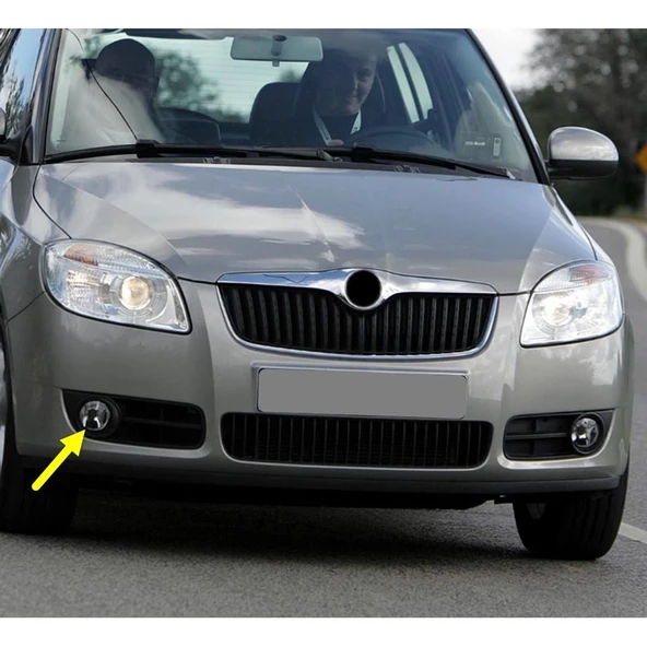 Skoda Fabia MK2 Makyajsız 2007-2010 Ön Tampon Sağ Sis Farı 7H0941700C ürün görseli 1