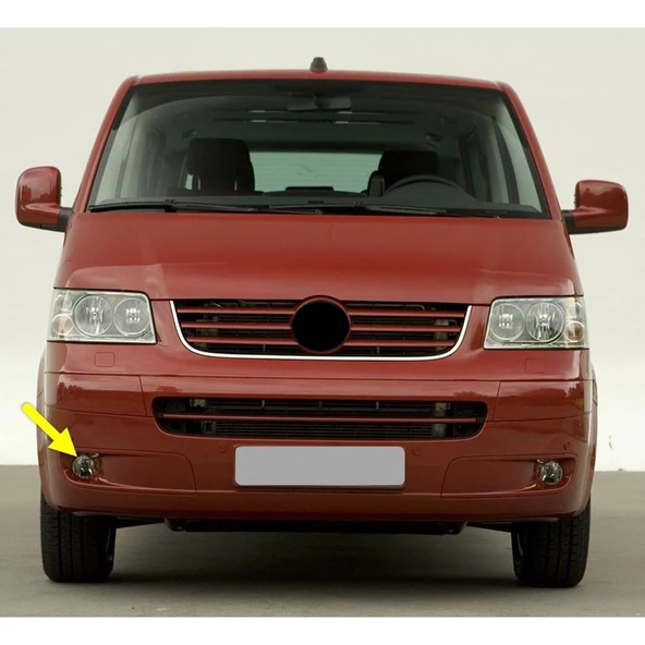 VW Caravelle T5 2004-2010 Ön Tampon Sağ Sis Farı 7H0941700C ürün görseli 1