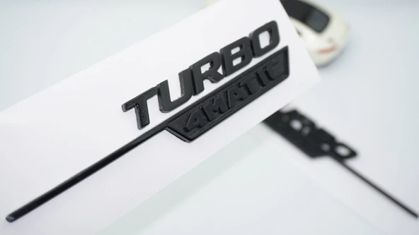 DK Tuning Turbo 4Matic Siyah Çamurluk Yanı Logo Benz İle Uyumlu ürün görseli 1