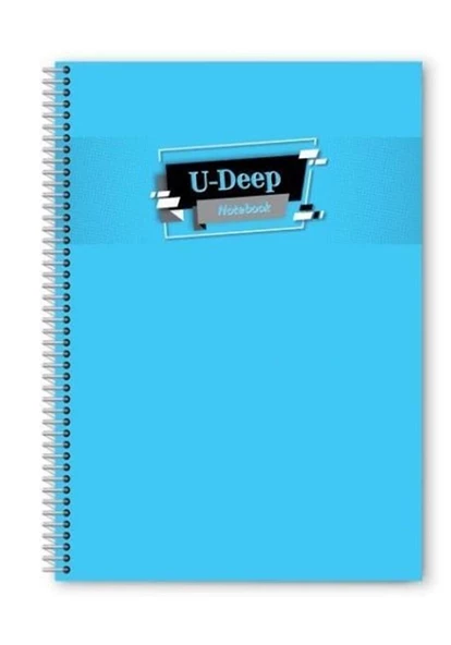 Düz Çizgisiz 60 Yaprak Spiralli Defter A4 Boy Plastik Kapak (1 Adet ) ürün görseli 1