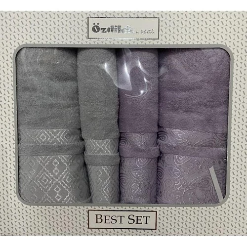Özdilek Dory Best Set Lila-Gri ürün görseli 1