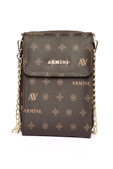 Armine 266 Baskılı Çapraz Omuz Askılı Bayan Çanta - Resim 10