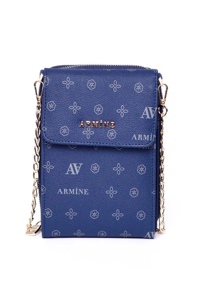Armine 266 Baskılı Çapraz Omuz Askılı Bayan Çanta - Resim 5