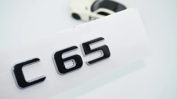 DK Tuning C 65 Bagaj Gri Siyah ABS Yazı Logo Benz İle Uyumlu ürün görseli 1