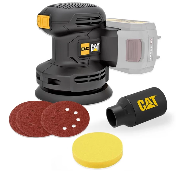 CAT DX42B 18Volt 125mm Profesyonel Devir Ayarlı Eksantrik Zımpara (Akü Dahil Değildir) ürün görseli 1