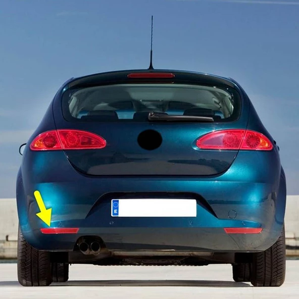 Seat Leon 2 2006-2009 Arka Tampon Sol Reflektörü 1P0945105B ürün görseli 1