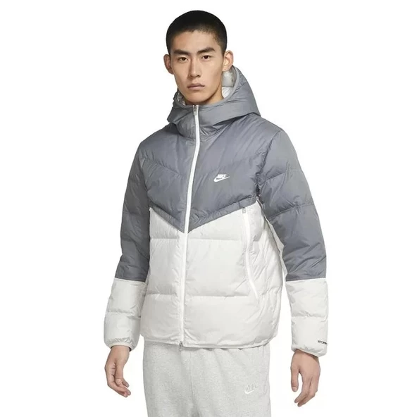 Nike M Nsw Sf Windrunner Erkek Gri Günlük Stil Mont ürün görseli 1