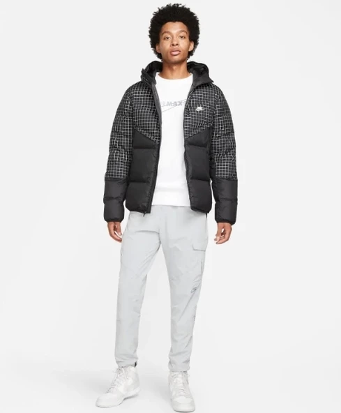 Nike M Nsw Sf Windrunner Hd Jkt Mont - Resim 4