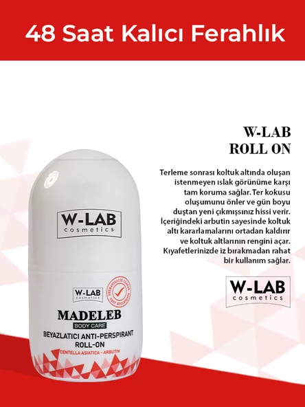 W-Lab Madeleb Roll On 50 ml - Resim 2