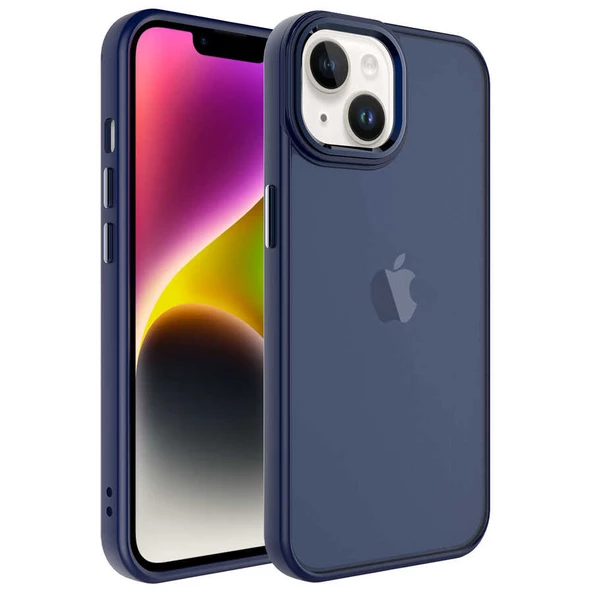 Apple iPhone 14 Kılıf Zore May Arka Yüzey Buzlu Kılıf ürün görseli 1