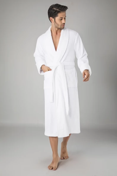Nuşa Bambo cotton Erkek Bornozu ürün görseli 1