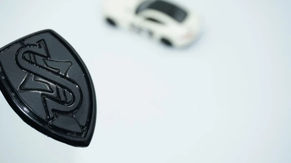 DK Tuning Nissan Silvia S14 Ön Kaput 3M 3D Siyah ABS Logo Amblem ürün görseli 1