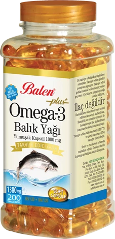 OMEGA 3 BALIK YAĞI YUMUŞAK KAPSÜL 1380 MG*200 ürün görseli 1