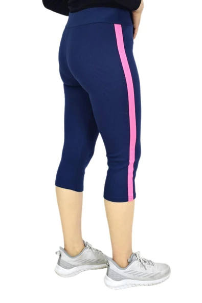 Kadın Kısa Spor Şeritli Tayt BGL-ST00645 - Resim 6