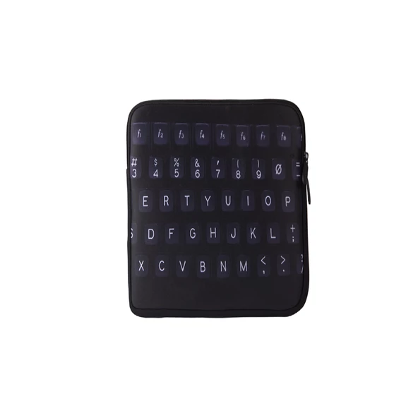 Nektar Neopren Tablet Kılıfı Siyah Klavye - Resim 2