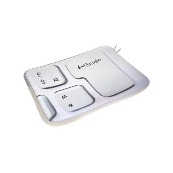 Nektar Neopren Tablet Kılıfı Gri Klavye - Resim 3