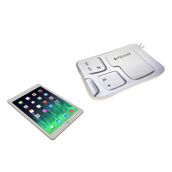 Nektar Neopren Tablet Kılıfı Gri Klavye - Resim 4