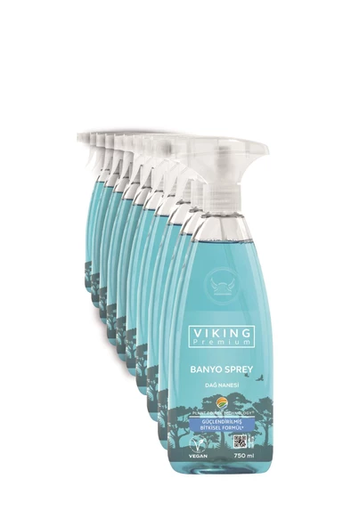 Viking Banyo Spreyi Dağ Nanesi 750 Ml 10 Adet ürün görseli 1