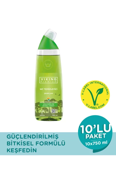 Viking Wc Temizleyici Şeker Çamı 750 Ml 10 adet ürün görseli 1