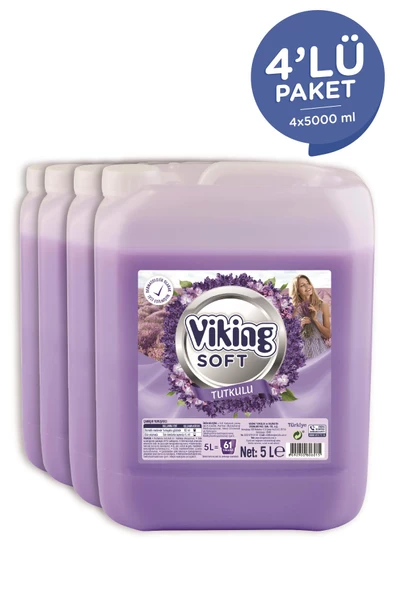 Viking Çamaşır Yumuşatıcısı Tutkulu 5 Litre 4 Adet ürün görseli 1