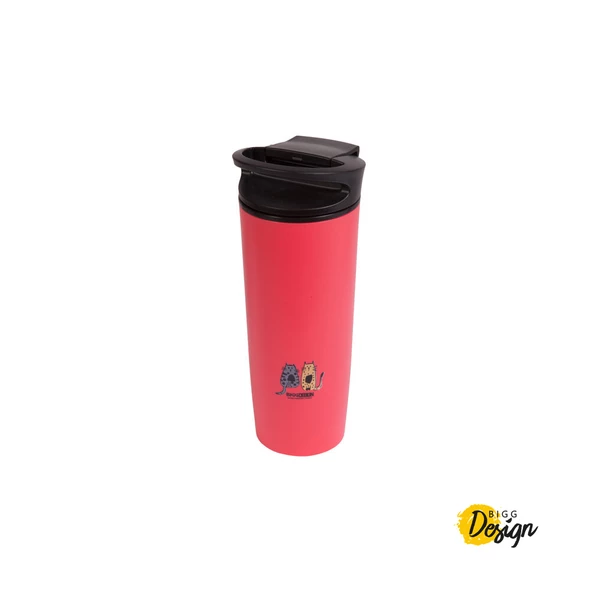Biggdesign Cats Kırmızı Devrilmez Mug - Resim 2